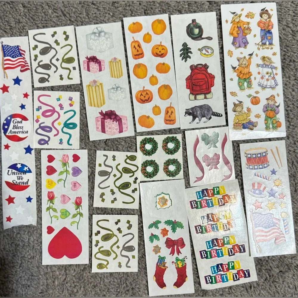 $5 Assorted Holiday and Celebration Stickers. CREATIVE MEMORIES. $5 IF BUNDLED W